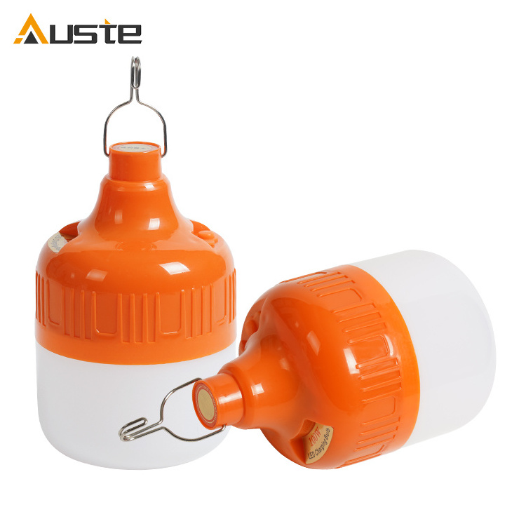 150W Adjustable Lighting Design Uniform Light Color 4800mA Safe Lithium Battery Emergency Bulb Fishing Lights Rechargeable Bulb