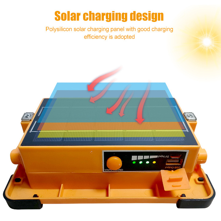 Portable USB Interface Charging Design Breathable Strip LED Emergency Light Rechargeable Battery