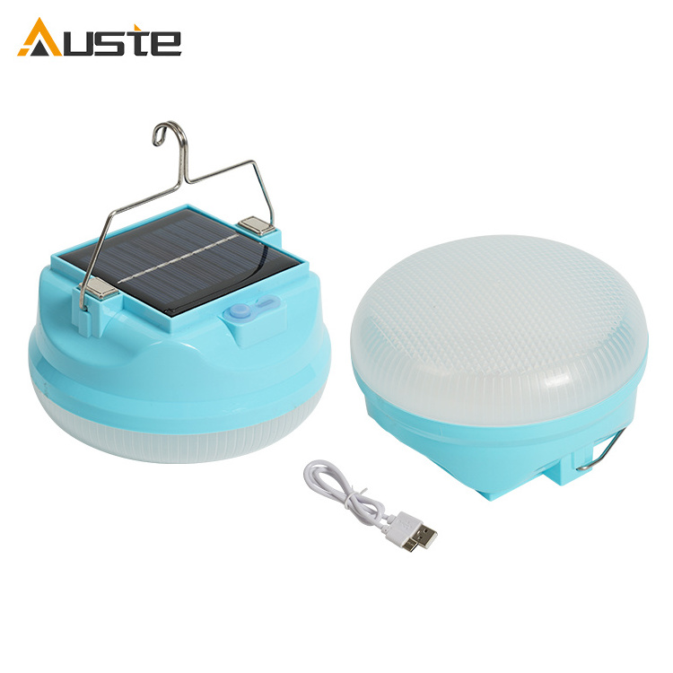 led rechargeable flying saucer light power failure emergency lighting home mobile ultra-bright outdoor waterproof solar light