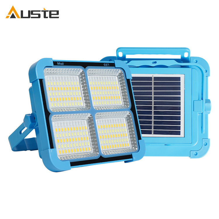 IP66 Waterproof Design High Power 50W 100W 200W Outdoor Lighting Flood Light Solar Camping Emergency Lights