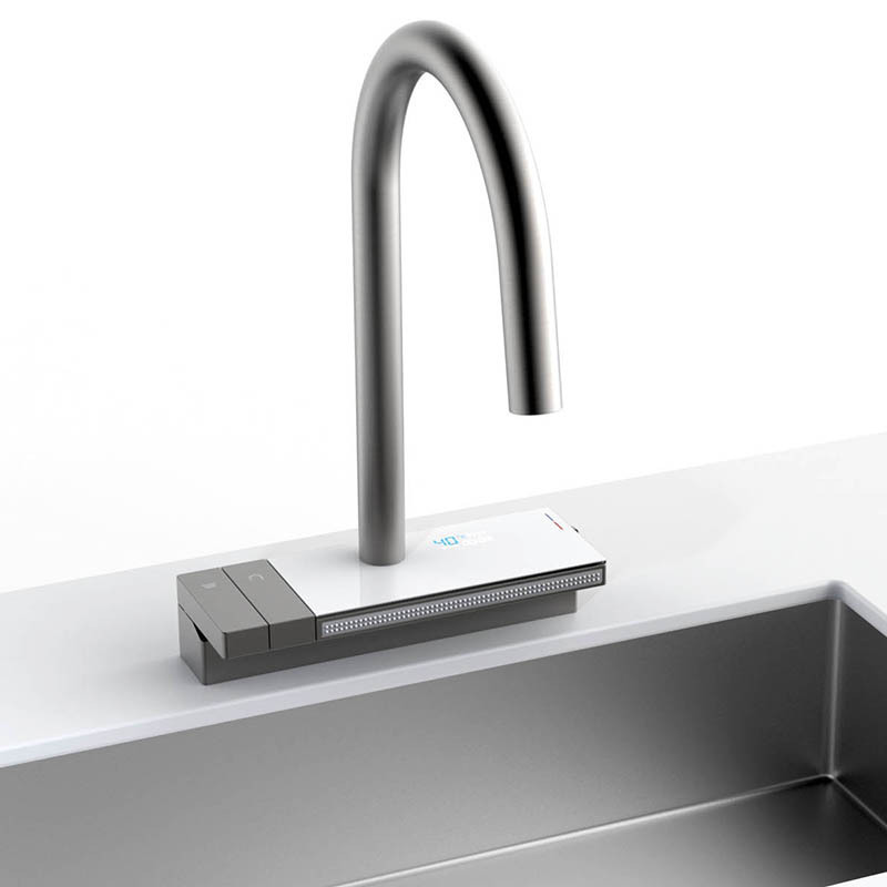 Kitchen waterfall faucet digital display New design sink tap waterfall sink faucet kitchen sink with waterfall faucet