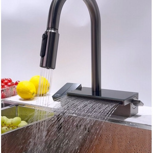 New Design Brass Torneira Cold And Hot Waterfall Outlet Bathroom Kitchen Faucet