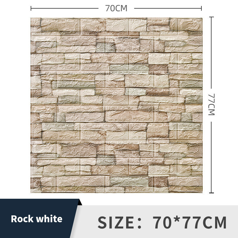 High quality designer decorative sticker papel tapiz self adhesive home brick wall paper panel pared 3d pe foam wallpaper