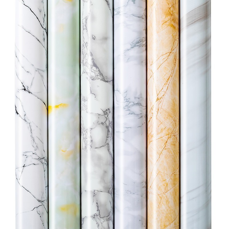 pvc marble wallpaper waterproof for bathrooms