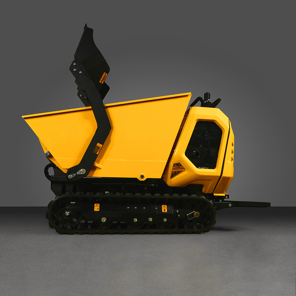 AUSTTER Self loading Chinese mini crawler dumper mini transporter mini skid steer loader attachments