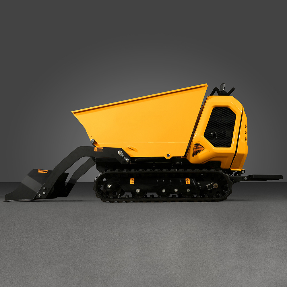 AUSTTER Self loading Chinese mini crawler dumper mini transporter mini skid steer loader attachments