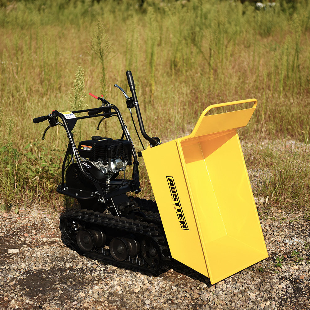 AUSTTER Small CE 300kg Mini Dumper Power Barrow All Terrain mini track dumper in factory price