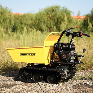 AUSTTER Small CE 300kg Mini Dumper Power Barrow All Terrain mini track dumper in factory price