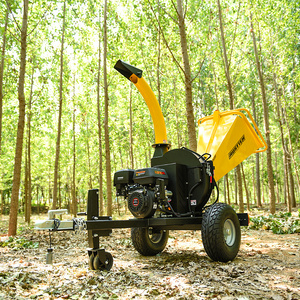 AUSTTER Petrol gasoline Engine Forestry Machinery wood chipper shredder 15hp Wood Pallet Shredder wood chipper machine