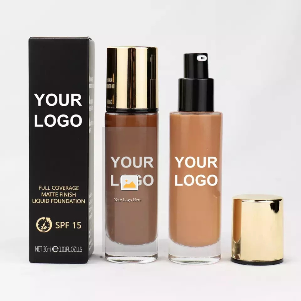 Cosmetic Manufacture Private Label Foundation Full Coverage Waterproof Makeup Foundation