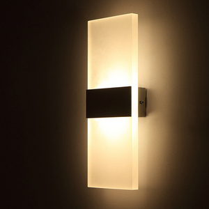 Wholesale Modern Wall Lights for Home Up Down Indoor Wall Lamp Nordic Bracket Light Hotel Bedroom Hallway Decor Led Wall Light