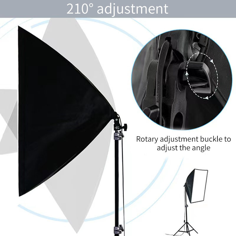 OEM Live Stream LED Video Light Stands Softbox Kit Fill Selfie Light Photo Studio Vlog Camera Tabletop LED Photographic Lighting