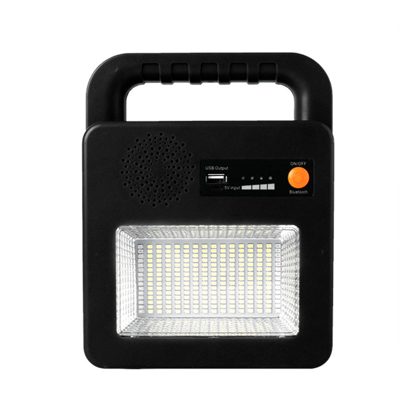 Outdoor Music Player Emergency LED Camping Lantern Radio Emergency Flashing Light Reading Lamp Solar LED Emergency Lamp Light