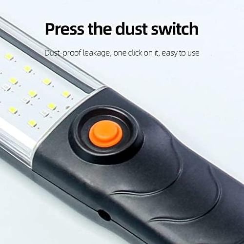 Inspection Light Car Repairing Mechanic Clip Magnetic Base Flashlight Torch Rechargeable Portable Led Work Light Working Light