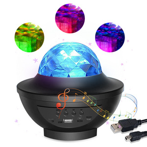 Galaxy Projector Northern Lighting with Music Speaker Starry Nebula RGB Ceiling Projector Bedroom Baby Kids LED Galaxy Projector