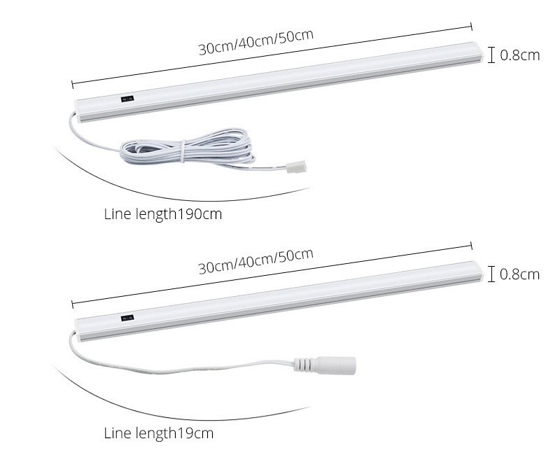 OEM  Motion Sensor Shoes Display Rack Light Box Display Night Safe Shelf Showcase Smart Strip Lights Led Under Cabinet Light