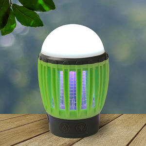 Factory Price Portable Mosquito Killer Light Hanging Loop USB Bug Zapper Light Bulb 2 in 1 Mosquito Killer Lamp Rechargeable