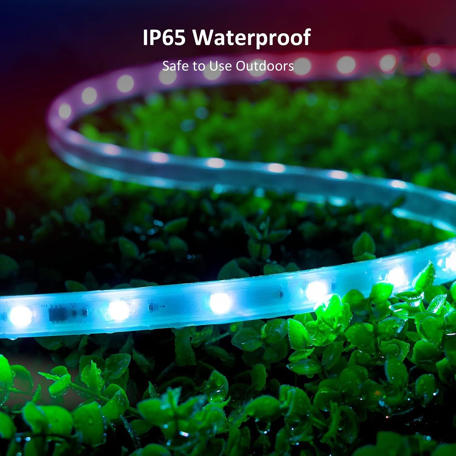 WIFI RGBIC WS2811 Pixel LED Strip Light IP65 Outdoor Waterproof LED Pixel Strip RGB Dream Color Changing LED Pixel Point lights