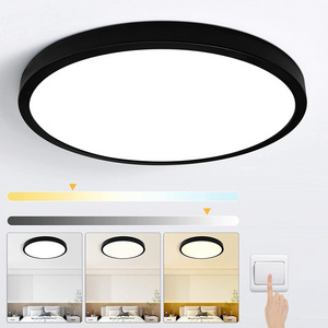 Factory OEM CCT Ceiling LED Light Round Lamp Flat Panel Light Fixture Living Room Bedroom Flush Mount Macarons LED Ceiling Light