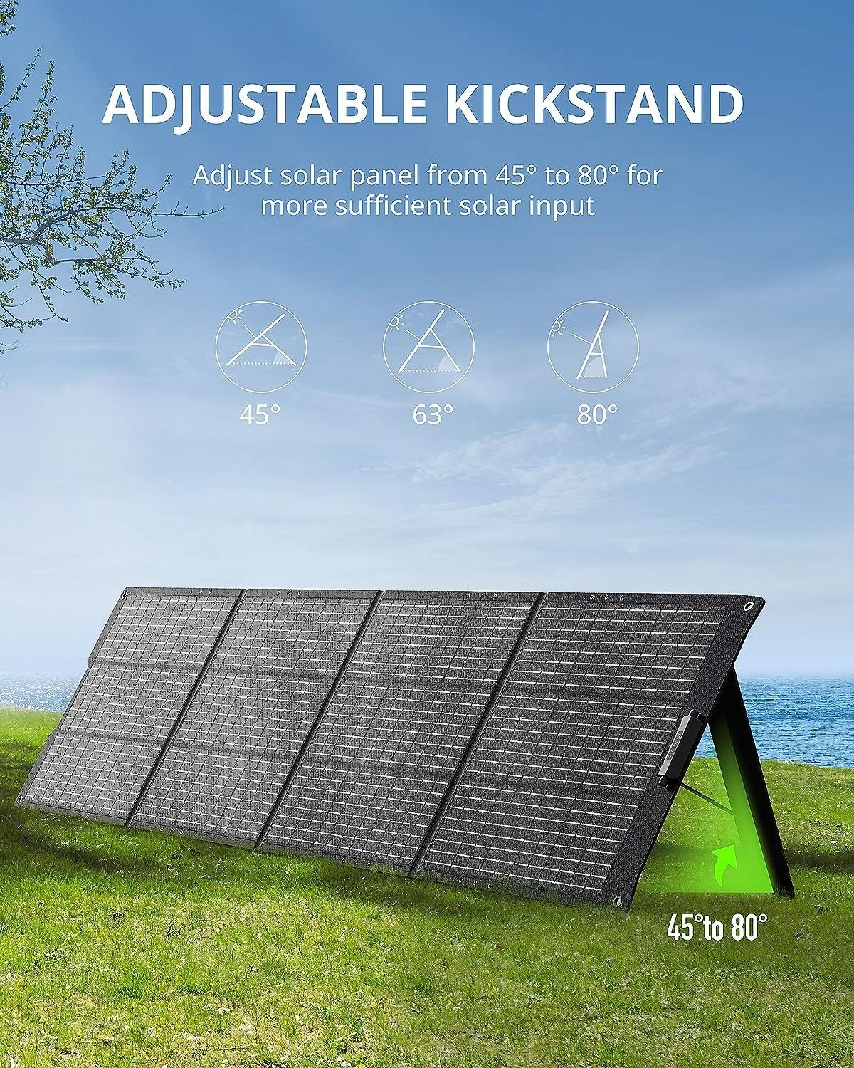 Portable Foldable Panel Solar Charger Outdoor Flexible Solar Panel Kits RV Camping Trailer Car Marine Power Solar Panels System