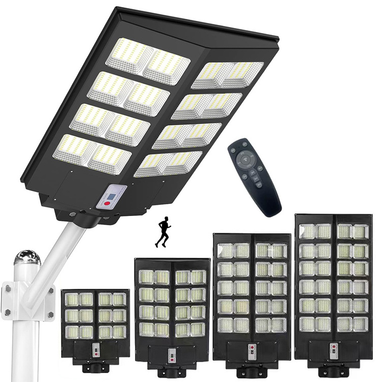 Factory Motion Sensor Energy Solar Flood Light 1000W 3000W with Remote outdoor IP67 Led All In One Solar Street Light 1000W