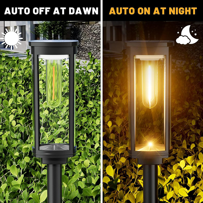 Factory Outside Waterproof Garden Yard Patio Lawn Decor Solar Path Lights Solar Pathway Lights Outdoor Solar Landscape Lighting