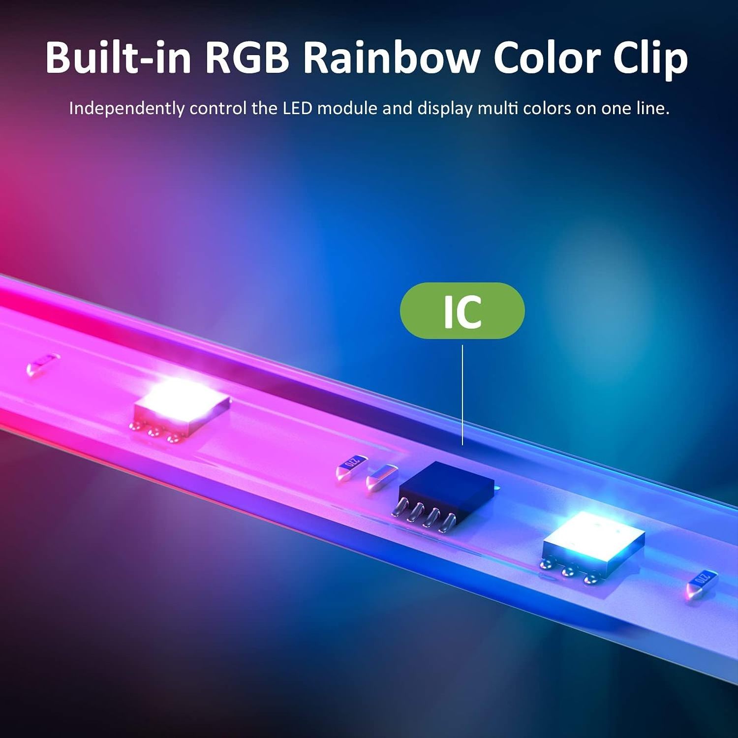 WIFI RGBIC WS2811 Pixel LED Strip Light IP65 Outdoor Waterproof LED Pixel Strip RGB Dream Color Changing LED Pixel Point lights