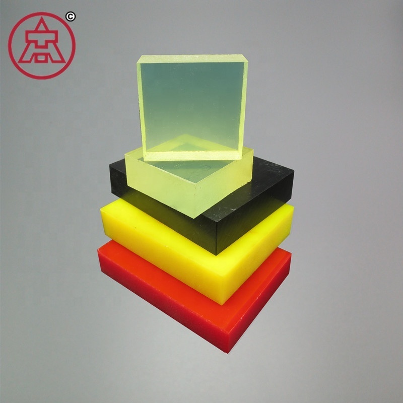 80-85A shore yellow PU polyurethane pu rubber sheet