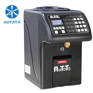 AUTATA Small Automatic Calibration  CE certificate Liquid Syrup Fructose Dispenser machine for Bubble Milk Tea  LF-6LY