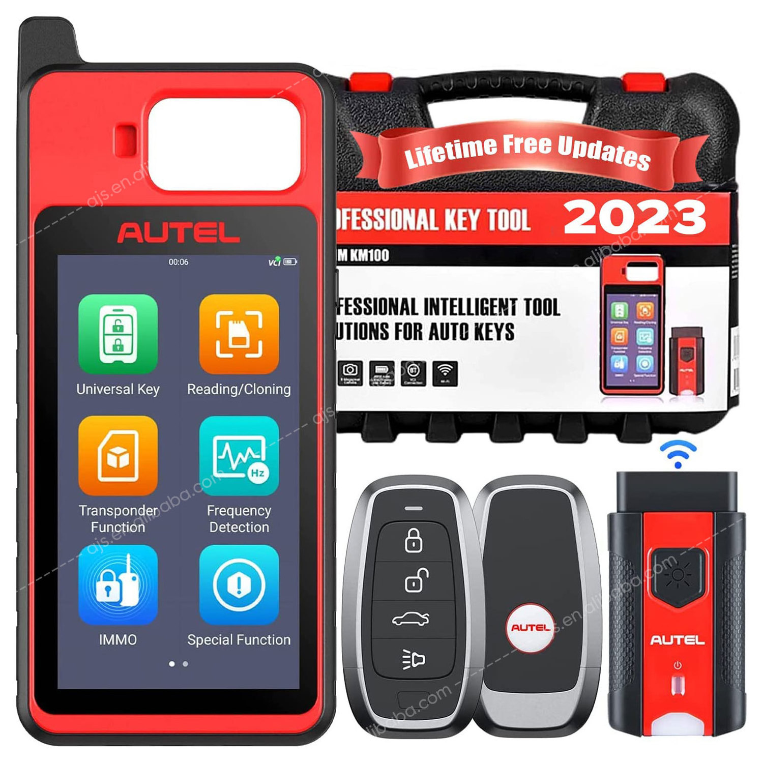 Autel Official Store KM100X key programming machine for all cars immo universal ikey Altar KM100 X programmer autel km100E