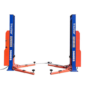 China New product TFAUTENF 5000KG 12000lbs electrical unlock  hydraulic two column auto lift car hoist car lifts for sale