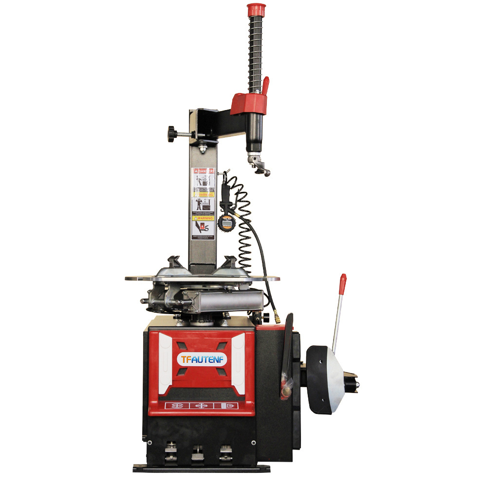 tire changer and wheel balancing machine combo