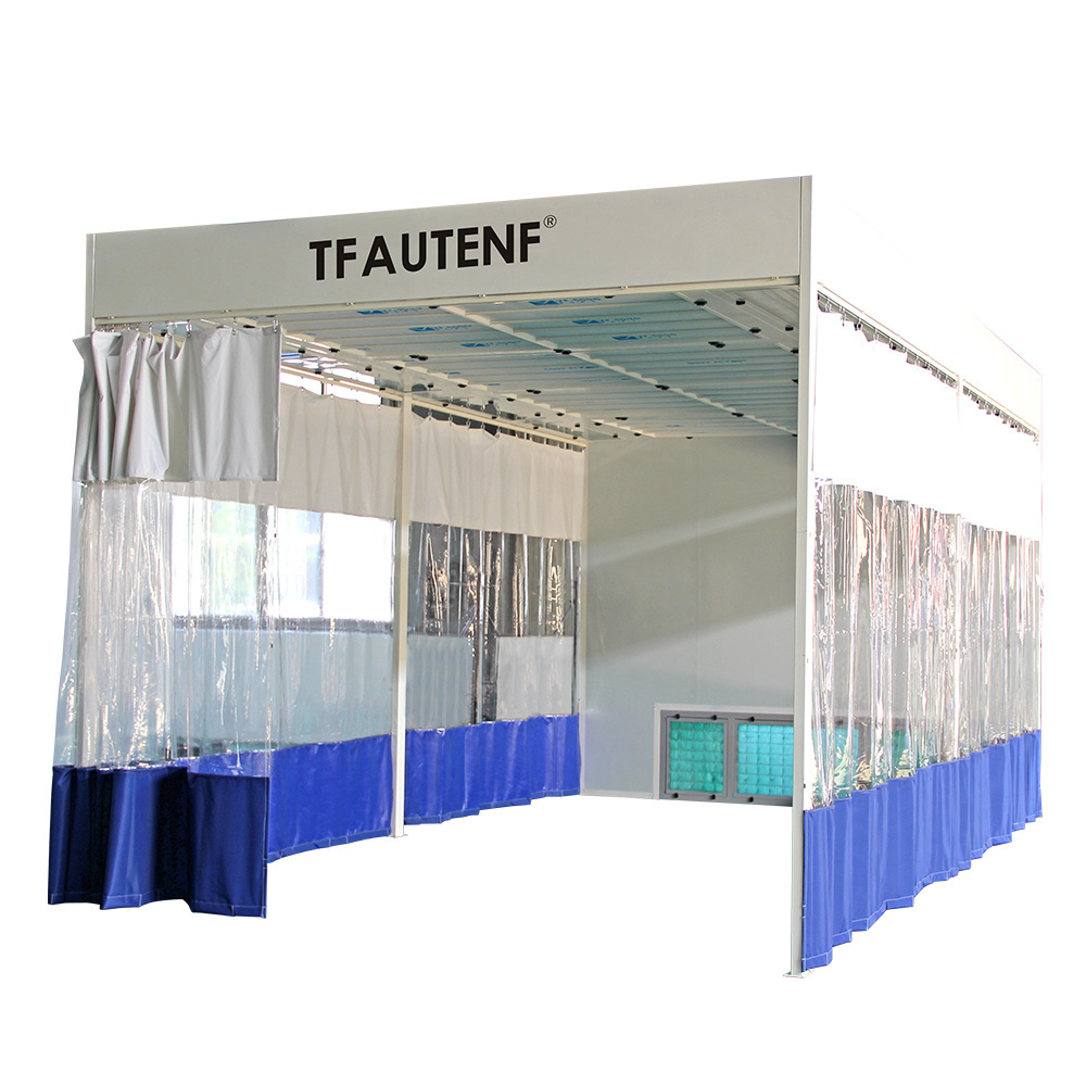 TFAUTENF prepare station spray booth for polishing cabina de pintura auto paint booth