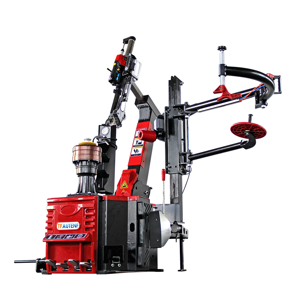 12''-26'' touchless leverless fully automatic tyre changer machine / tyre remover with swing arm