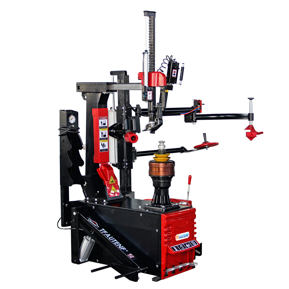 12''-26'' touchless leverless fully automatic tyre changer machine / tyre remover with swing arm