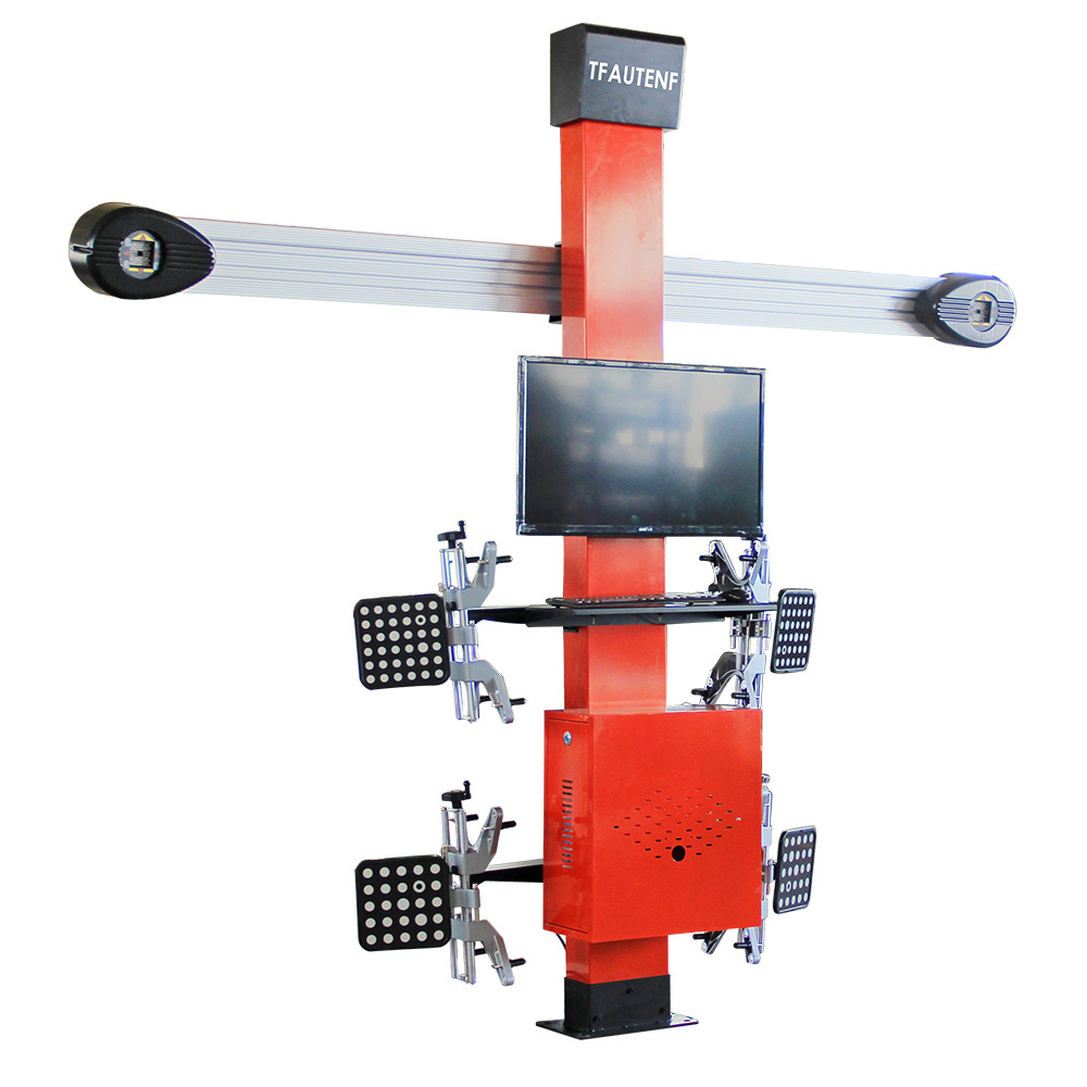 TFAUTENF 3D wheel alignment machine four post car hoist alignment kit for tire shop/wheel alignment system