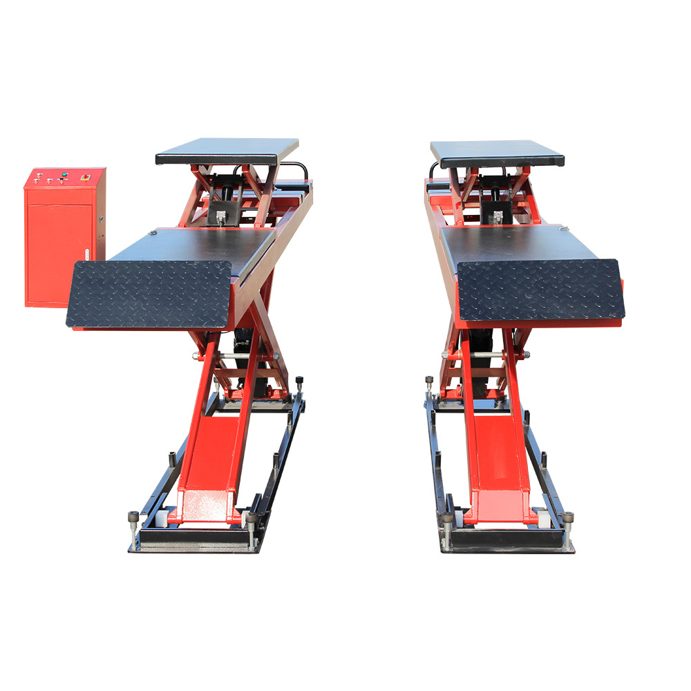 TFAUTENF in-ground car scissor lift with mini scissor lift for wheel alignment