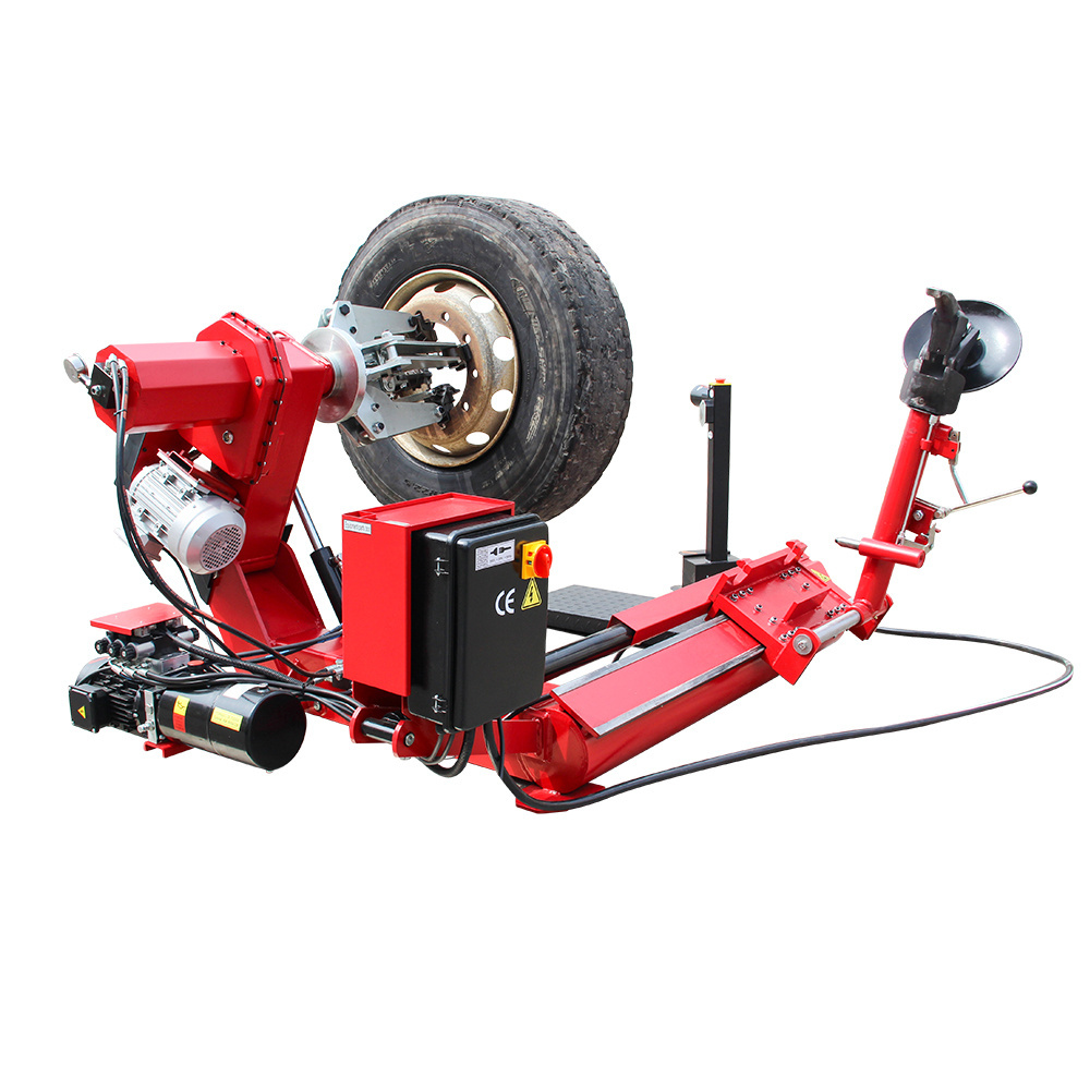 Heavy duty semi automatic universal truck tyre tire changer changing machine for sale