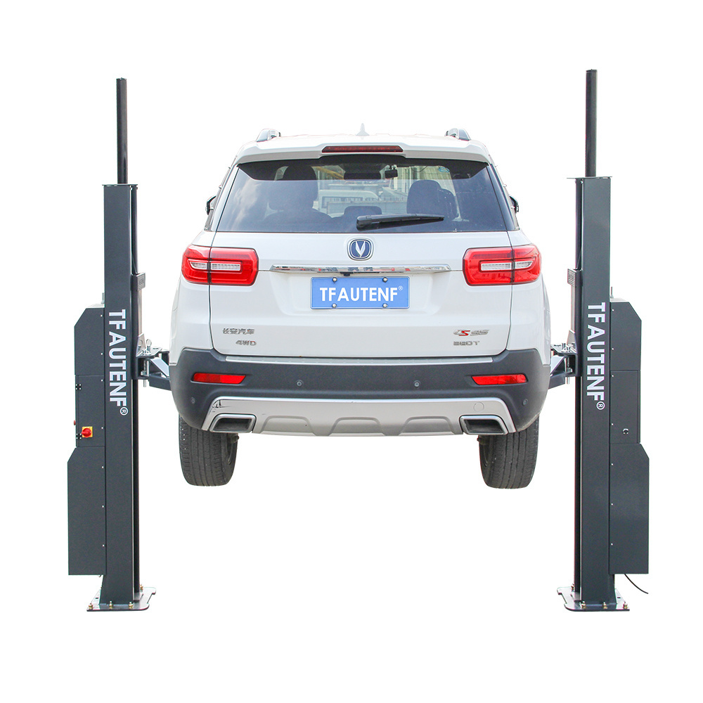 TFAUTENF garage workshop use intelligent two post auto lift for light trucks on ground car lift