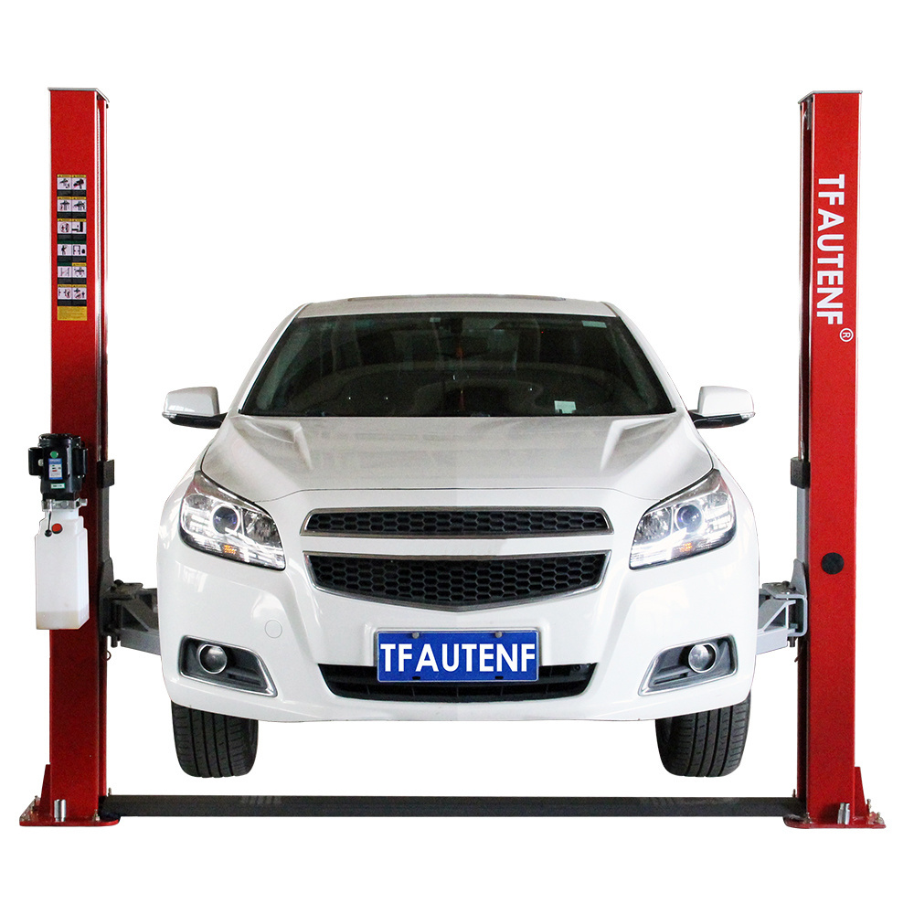 Factory in stock CE cheap hydraulic manual unlock vehicle elevator car hoist 4 tons lifting 2 post car lift