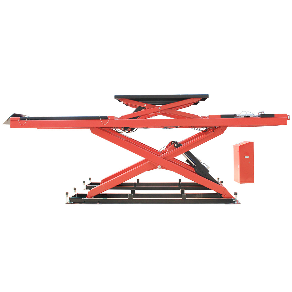 TFAUTENF in-ground car scissor lift with mini scissor lift for wheel alignment