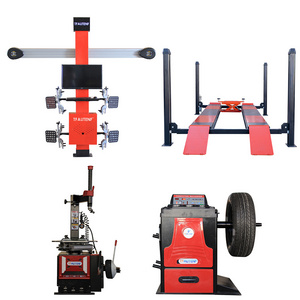 TFAUTENF 3D wheel alignment machine four post car hoist alignment kit for tire shop/wheel alignment system