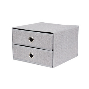 Hot Sale Collapsible Fabric High Quality Non- woven Storage Box Drawer Wholesale Storage Drawer Organizer for Living Room