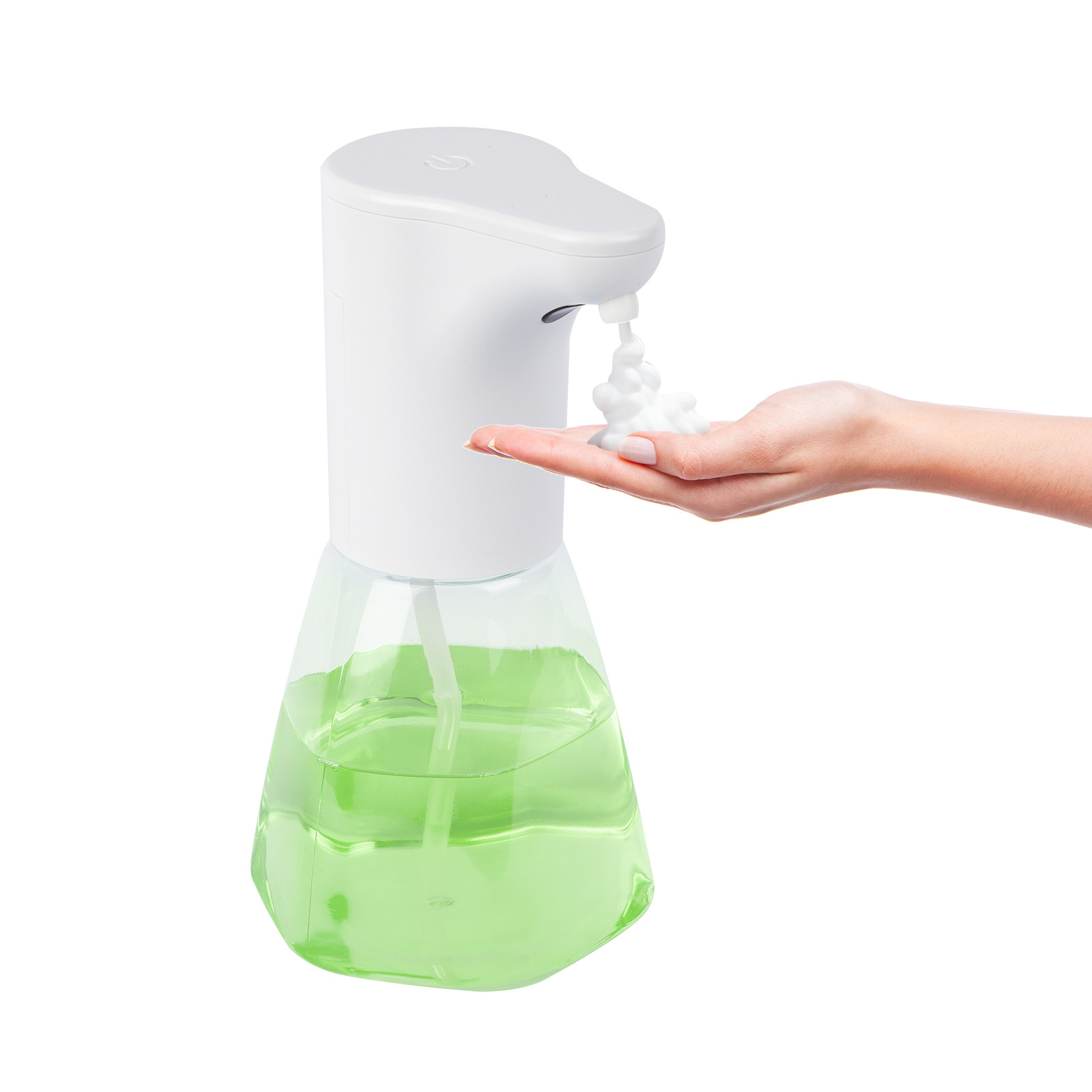 500ml Touchless Auto Alcohol Disinfection Spray Gel Soap Dispenser 3 Level Adjustable Soap Dispenser for Kitchen and Bathroom