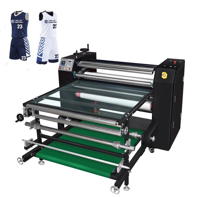 Multi Heat Press Machine 47'' Transfer Width Calender Machine for Textile Fabric