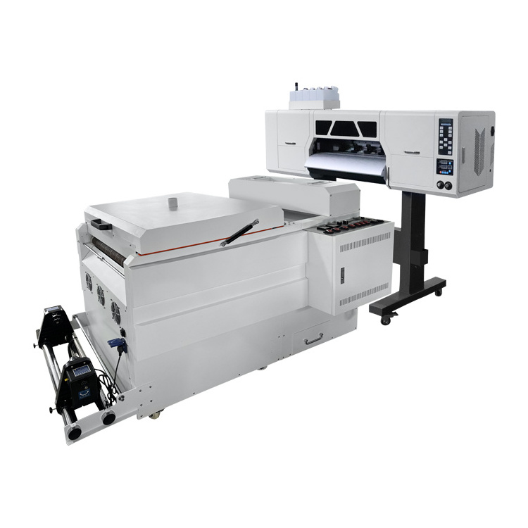 High precision 2 printheads i3200 60 cm width high speed pet film dtf ink dtf printer machine