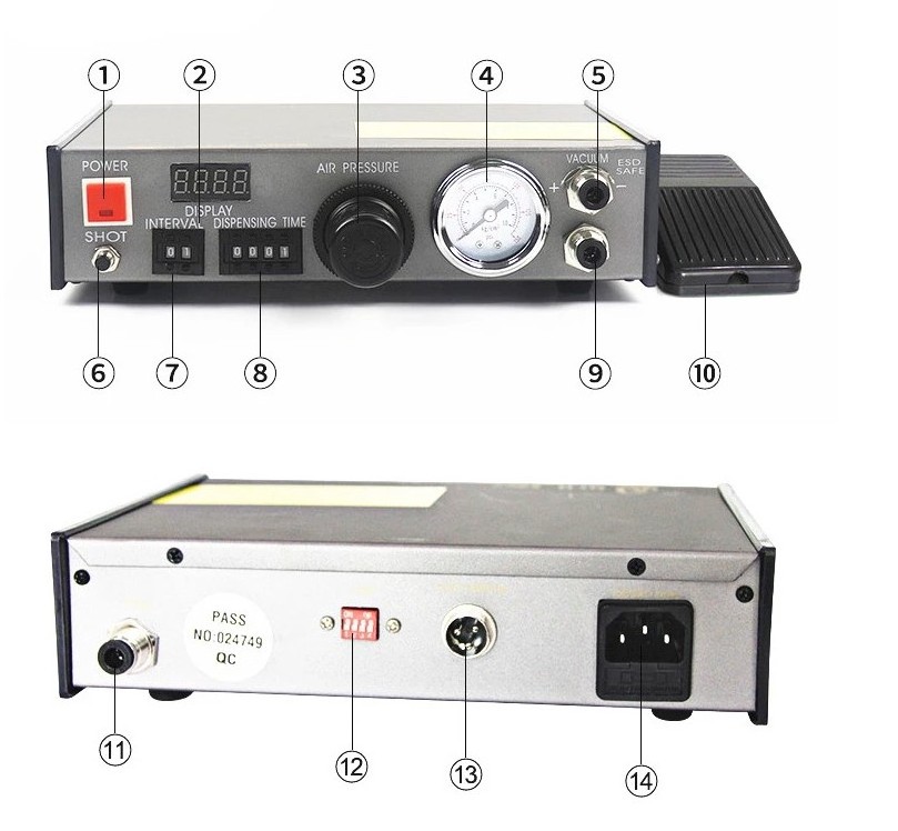 Easy Operation AB Glue Two Component Mixing Epoxy Sticker Doing Machine Automatic Epoxy Resin Dispenser