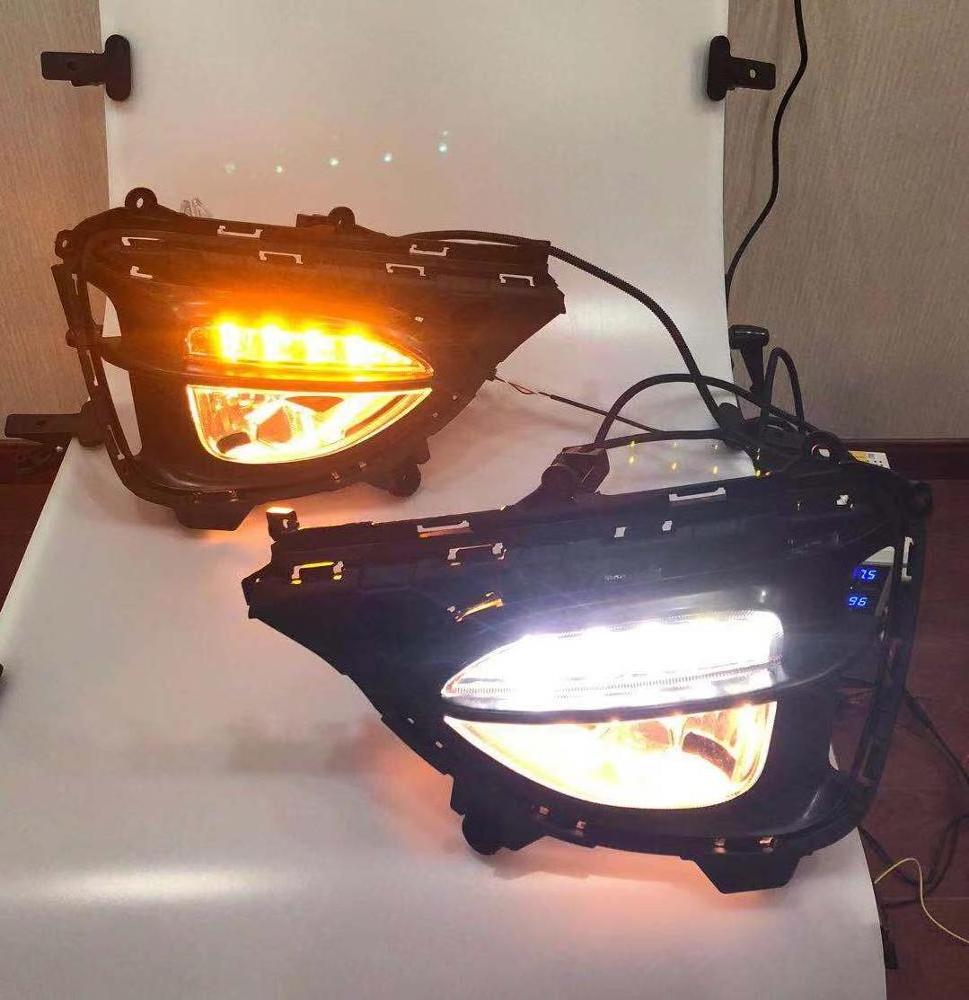 Original led fog lamp drl for I 20 elite fog lamp hyundai elite i 20