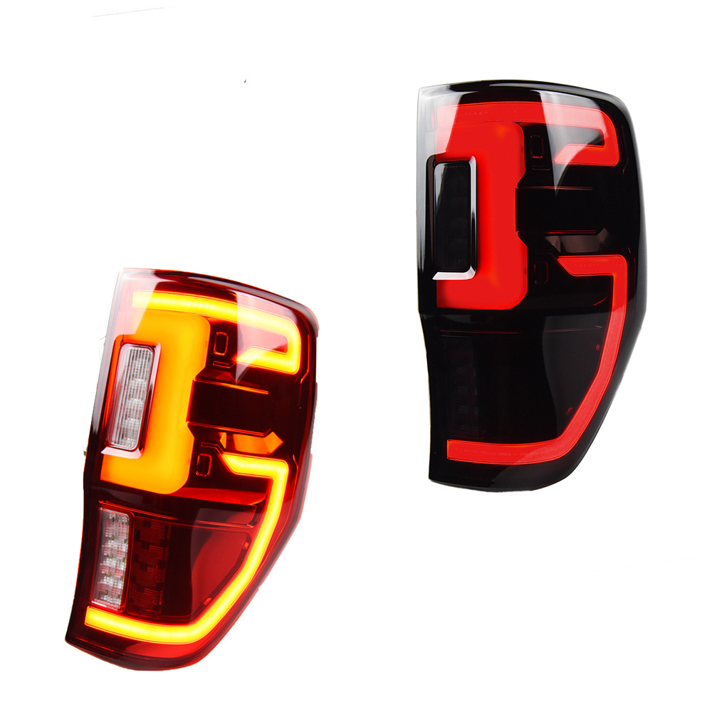 AKD Car Styling for Ford Ranger Tail Lights 2012-2018 Ranger T8 T6 Tail Lamp LED Tail Light DRL Brake Reverse auto Accessories