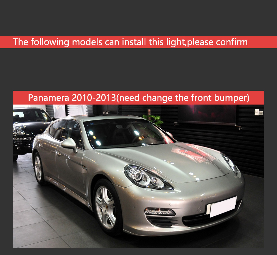 AKD Car Styling for Porsche Panamera 970 Headlights 2011-2017 971 LED Headlight DRL High Low Beam Bi LED Head Lamp Accessories